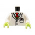 Torso Lab Coat, Light Aqua Shirt, Red Tie, Dark Tan Vest, Pens in Pocket Pattern / White Arms / Yellowish Green Hands: {бял}