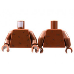 Torso with Dark Brown Fur Pattern / Reddish Brown Arms with Dark Brown Fur Pattern / Reddish Brown Hands: {червеникаво-кафяв}