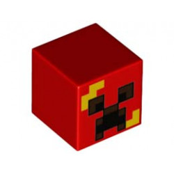 FIGURE HEAD, NO. 45: {ярко червен}