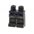 Hips and Legs with Copper and Silver Panel Lines, Dark Purple Trim Pattern: {титаниево метален}