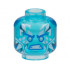 Minifigure, Head Dark Azure Eyebrows, Silver Eyes, White Teeth, Ice on Forehead and Cheeks, Scowl Pattern - Vented Stud: {прозрачно светло син}