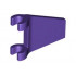 Флаг 26 град. с 2 държача: {светло виолетов}
