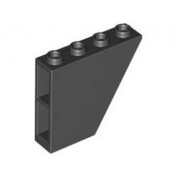 Покривна плочка 1X4X3, инверсна, град. 60: {черен}