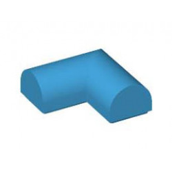 PLATE 2X2X2/3, OUTSIDE BOW: {тъмно небесносин}