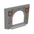 WALL 4X16X10, W/ GATE, NO. 12: {умерено каменно сив}