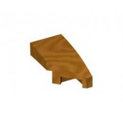 RIGHT PLATE 1X2, W/ BOW, 45 DEG., NO. 1: {златно мастило}