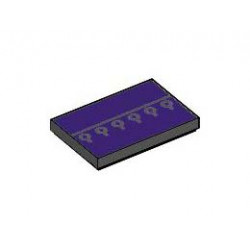FLAT TILE 2X3, NO. 83: {черен}