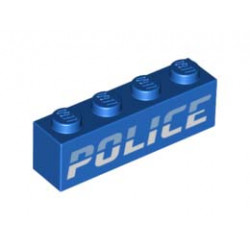 BRICK 1X4, NO. 84: {ярко син}
