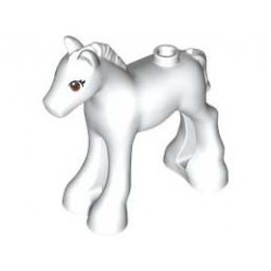 FOAL, W/ HOLE, DIA. 1.5, NO. 7: {бял}