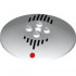 Dish 6 x 6 Inverted (Radar) - Solid Studs with Black Lines and Red Dot Pattern: {бял}