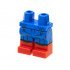 Hips and Legs with Red Boots, Black Panel Lines Pattern: {ярко син}