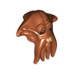 MINI CREATURE HEAD, NO. 115: {тъмно оранжев}