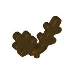 Minifigure, Antlers with Small Pin: {тъмно кафяв}