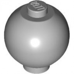 DOUBLE SPHERE 2X2X1 2/3, W/ KNOB: {умерено каменно сив}