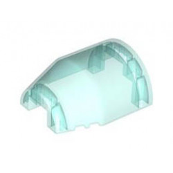 SHELL 6X7X2 2/3, OUTSIDE BOW: {прозрачно светло син}