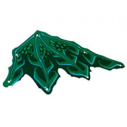 Cloth Wing Dragon Right, Medium Azure Ribs, Lime and Dark Green Scales Pattern: {тъмно зелен}
