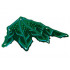 Cloth Wing Dragon Right, Medium Azure Ribs, Lime and Dark Green Scales Pattern: {тъмно зелен}