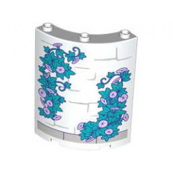 WALL ELEMENT 4X4X6, ROUND, NO. 7: {бял}