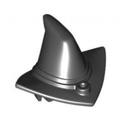 Minifigure, Hair Combo, Hair and Witch Hat, Hole for Pin in Front: {черен}