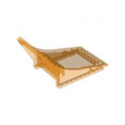 RAMP, 8X15X6, W/ 4.85 HOLE: {прозрачно ярко оранжев}