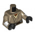 Torso SW Layered Shirt, Dark Brown Belt Pattern (Mace Windu) / Dark Tan Arms with Armor Pattern / Black Hands: {пясъчно жълт}