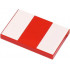 Tile 2 x 3 with 2 White Rectangles Pattern: {ярко червен}