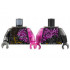 Torso Broken Armor, Magenta Chest Pattern / Trans-Dark Pink Arm Left / Pearl Dark Gray Arm Right / Magenta Hand Left / Dark Bluish Gray Hand Right : {титаниево метален}