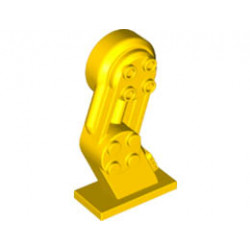 Large Figure Leg Left with Pin: {ярко жълт}