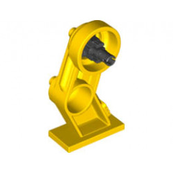 Large Figure Leg Right with Pin: {ярко жълт}