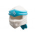 Minifigure, Headgear Ninjago Wrap Type 4 with Molded Medium Azure Headband and Printed White Ninjago Logogram Z Pattern: {бял}