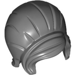 Minifigure, Hair Female Beehive Style with Sideways Fringe: {черен}