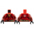 Torso Tunic, Dark Red Hems and Leaves, Shoulder Pads, Medium Nougat Scarf, Tan Belt Pattern / Dark Red Arms / Black Hands: {ярко червен}