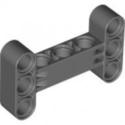 Греда i -рамка 3x5 90 град. отвор ø4.85: {тъмно каменно сив}