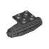 SUSPENSION ELEM. W/2X2 KNOBS: {титаниево метален}