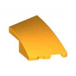 BRICK 2X3, OUTSIDE BOW, RIGHT: {огнено жълто-оранжев}