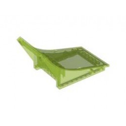 RAMP, 8X15X6, W/ 4.85 HOLE: {прозрачно ярко зелен}