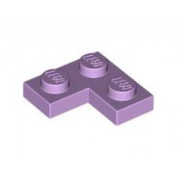 Ъглова плочка 1X2x2: {лавандулов}