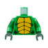 Torso with Bright Light Orange Large Scales and Black Small Scales Pattern / Green Arms with Black Scales Pattern / Dark Green Hands: {тъмно зелен}