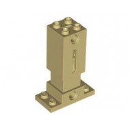 2X4X5 BRICK, W/ SPRING, NO. 1: {тухлено жълт}