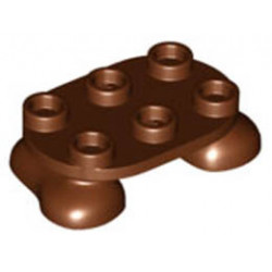 Крака 2X3X2/3, No. 1: {червеникаво-кафяв}