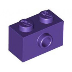 BRICK 1X2 W/ 1 KNOB: {светло виолетов}