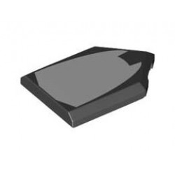 FLAT TILE 2X3, W/ ANGLE, NO. 131: {черен}