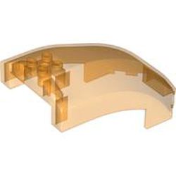 Windscreen 10 x 6 x 4 Curved: {прозрачно ярко оранжев}