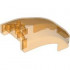 Windscreen 10 x 6 x 4 Curved: {прозрачно ярко оранжев}