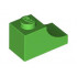 BRICK 1X2, OUTSIDE HALF ARCH, NO. 1: {ярко зелен}