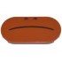 Tile, Round 2 x 4 Oval with Black Curved Line Frown and Dark Brown Nostrils Pattern (Super Mario Sumo Bro Lower Face): {тъмно оранжев}