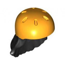 MINI WIG, W/ HELMET, NO. 12: {черен}
