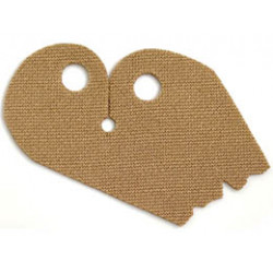 Minifigure Poncho Cloth Asymmetric, Tattered (SW Obi-Wan): {пясъчно жълт}