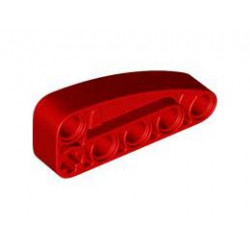 SHELL 5X1X2, W/ CROSS HOLE: {ярко червен}