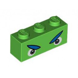 BRICK 1X3, NO. 66: {ярко зелен}